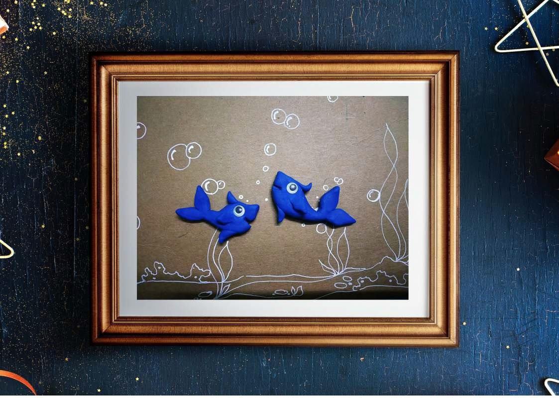 Fish 3D Frame | Hobbies Stuff | Nirmeet - Hobbies Stuff