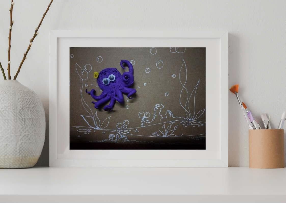 Octopus 3D Frame | Hobbies Stuff | Nirmeet - Hobbies Stuff