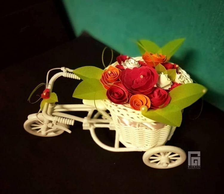 Tricycle Flower Basket | Hobbies Stuff | Nirmeet